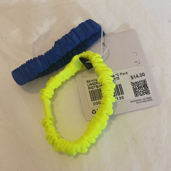 Lululemon skinny Scrunchie two pack - Picture 3 of 3